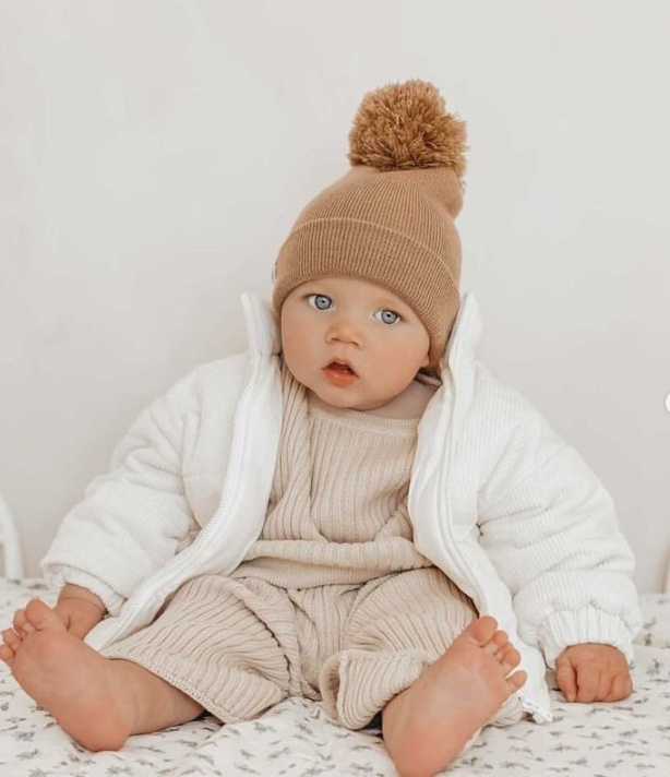 baby white puffer jacket